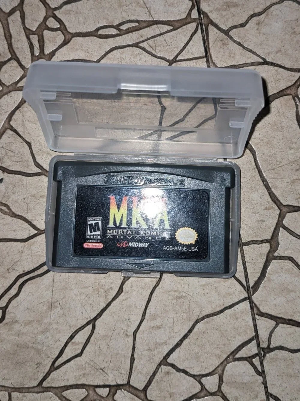 Mortal Kombat Advance MKA Game Boy Gameboy Advance Nintendo GBA Cartridge